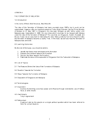 3 charles o h parkinson, bills of rights and decolonization: Doc Lesson 4 The Formation Of Malaysia Lim Ewan Academia Edu