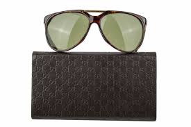 Sie stehen wie alle teile der marke für ob klassisch in schwarz oder in ausgefallenerem ton, eine sonnenbrille von gucci verleiht jedem. Gucci Sonnenbrille Braun Gold Luxussachen Com