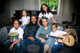 'my beautiful wife and i share a moment as she gets ready to give birth to our fourth child today. Ziggy Marley On His New Children S Album More Family Time Rolling Stone