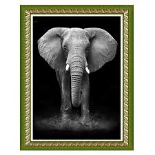 Visit your local at home store to purchase and find other affordable decorative figurines. Buy 5d Diy Diamond Painting Black And White Elephant Mosaic Drill Resin Full Embroidery Cross Stitch At Affordable Prices Free Shipping Real Reviews With Photos Joom
