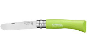 This Round Tipped Opinel Is Perfect For Children 7 Years Old In All Their Activities And Introduce Them Safely To The Joys Of Nat Opinel Vert Pomme Couteau
