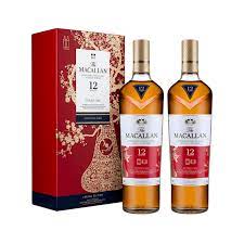 The strength of this whisky is 40.0 % vol. The Macallan 12 Year Old Double Cask X 2 Lunar Themed Edition Gift Set Sk Liquor Merchant Finest Wine Spirits Retailer Delivery Malaysia