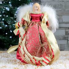 Get it as soon as tue, may 4. The Christmas Workshop Gold Red 82000 Angel Tree Topper 12 Tall Red Gold Coloured Indoor Christmas Decoration Buy Online In Isle Of Man At Isleofman Desertcart Com Productid 47890541