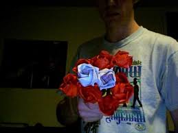Flowers for my girlfriend images. A Bouquet Of Origami Roses For My Girlfriend