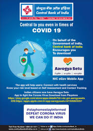 Central bank of india share price rose more than 4% today, though the stock market was in profit booking zone. Central Bank Of India On Twitter On Behalf Of The Govt Of India Central Bank Of India Encourages You To Download Aarogya Setu App To Fight Against Covid19 Please Download And Share