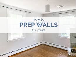 A good idea is to remove furniture from the room altogether, if possible. How To Prep Walls For Painting For Best Results Jenna Kate At Home