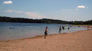 The park covers 1,434 acres (5.80 km2), with over 200 acres (0.81 km2) of water for recreational use. Seven Lakes State Park Michigan