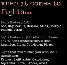 With these 4 zodiac signs, you should avoid any conflict it is not easy to see which zodiac signs are really strong and which are the weaker ones. What Zodiac Signs Can Fight The Signs In A Fight Zodiac Sign List Zodiac Star Signs Zodiac Signs Astrology With Less Is Not All Words And Verbal Insults They Are