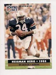 I'm a fan of the 1987 fleer set design, and the blue borders matched especially well with bo in his royals. Mavin 1991 Pro Set Heisman Hero Bo Jackson