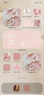 Ios 14 Aesthetic Pink In 2020 Iphone App Layout Iphone Screen Iphone Design