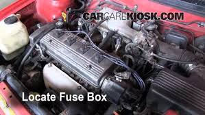 Find specifications for every 1997 toyota corolla: Replace A Fuse 1993 1997 Toyota Corolla 1996 Toyota Corolla 1 6l 4 Cyl