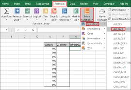 Wie Berechnet Ein Z Score Mithilfe Von Microsoft Excel Allinfo