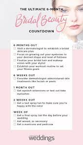 Your 6 Month Bridal Beauty Countdown Wedding Skin Care Routine Bridal Skin Care Bridal Skin
