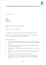 I request you to send me a quotation for all the above mentioned activities. Request For Tender Letter Template Templates At Allbusinesstemplates Com