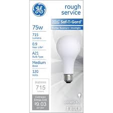 Ge 75 Watt Saf T Gard Rough Service A21 Light Bulb 46895 Blain S Farm Fleet