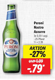 Lemon, strawberry & lime, cranberry & cherry and raspberry. Peroni Nastro Azzurro 0 33l Angebot Bei Lidl