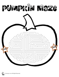 Get crafts, coloring pages, lessons, and more! Printable Pumpkin Halloween Maze Swirls Woo Jr Kids Activities