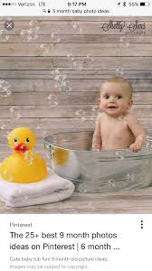 Before giving your baby her first tub bath, wait until her umbilical cord falls off, which usually happens ten to 14 days after birth. Pin By Tamanna Vasandani On Baby Room Baby Photoshoot Boy 6 Month Baby Picture Ideas Boy Baby Photoshoot