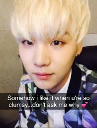 I M The Clumsiest Person I Fall While Walking Or Just Standing In Place I Look Stupid Lmao Min Yoongi Min Suga Bts Suga