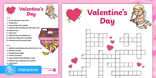 February 10, 2016 at 8:55 am. Valentine S Crossword Teacher Made