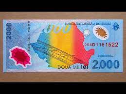 Current euro price is taken from on march 6, 2021, at 9:16 pm. 2000 Romanian Lei Banknote Two Thousand Lei Romania 1999 Obverse Reverse Youtube