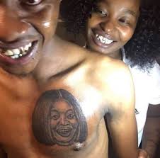 Man displays the extent of affection for his woman