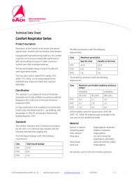 Comfort Respirator Series Dach Schutzbekleidung Pdf Catalogs Technical Documentation