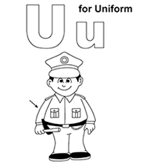Letter u crafts for kidnergarten. Letter U Coloring Pages Free Printables Momjunction