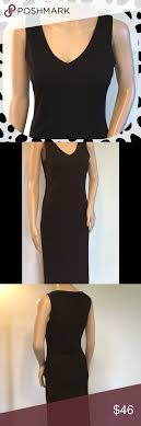 Ann Taylor Dress Elegant Long Black Sleeveless Dress Has Closed Wrap On Front V Neck 70 Rayon 30 P Long Black Sleeveless Dress Fashion Clothes Design