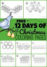 The 12 days of christmas coloring book. Free 12 Days Of Christmas Coloring Pages