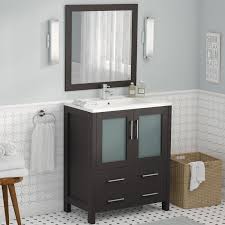 Vanity art 30 inch single sink bathroom vanity set super white phoenix stone soft closing doors under mount rectangle sink with free mirror va1030 g 5 0 out of 5. Karson 30 Single Bathroom Vanity Set With Mirror Single Bathroom Vanity 30 Inch Bathroom Vanity Vanity Set With Mirror