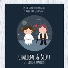 18 Wedding Invitations That Will Make Your Inner Nerd Insanely Happy Star Wars Wedding Wedding Saving Printable Wedding Invitations