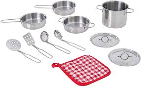 Little tikes super chef kitchen. Amazon Com Teamson Kids Little Chef Frankfurt Kitchen Pretend Play Stainless Steel Cooking Utensils Accessories Set Toys With Cookware Pots And Pans For Kids Boys Toddler And Girls 11 Pcs