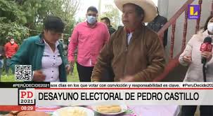 Su esposa es lilia paredes y tiene ocho hermanos. Pedro Castillo Desayuno Junto A Su Esposa Y Sus Tres Hijos Latina