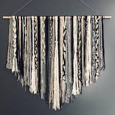 Tapestry Yarn Wall Hanging Macrame Wall Hanging Yarn Talestey Bohemian Wall Decor Boho Chic Boho Wall Art In 2020 Yarn Wall Hanging Wall Hanging Diy Macrame Wall Hanging Diy