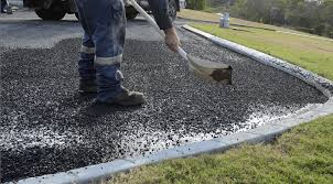 As for the chip part, while the tar is still piping hot, stone chips are thrown on top, so that they can adhere to the tar. Tar And Chip Paving In Johns Creek Georgia Paving Contractor Johns Creek Ga Asphalt Driveways And Commercial Paving Company