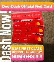 As soon as i put the numbers in, it immediately said prepaid cards are not accepted. Doordash Official Red Card Same Day Card Numbers Ebay
