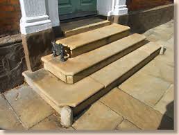 Many people opt for wooden steps due to costs, but if you can, consider other materials like concrete, stone, and slate. Hard Landscape Features Steps Pavingexpert
