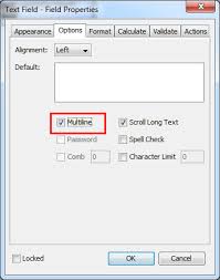 Create A Textfield In Pdf Form That Can Grow When Needed Multiline And Auto Font Size Pdf Studio Knowledge Base