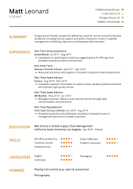 For students with little or no relevant work experience it can be difficult trying to get a job. Student Resume Example Resumekraft
