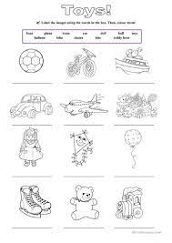 Toys Worksheet Free Esl Printable Worksheets Made By Teachers Aprendizaje De Ingles Para Ninos Hojas De Ingles Para Ninos Ingles Para Preescolar
