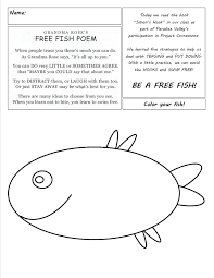 More 100 images of different animals for children's creativity. Simon S Hook Free Fish Poem Coloring Page School Counselor Resources Elementary School Counseling School Counseling Lessons