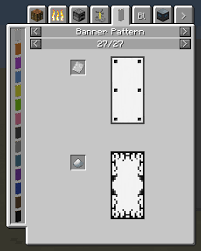 Put the banner in the left loom slot, and the chosen dye in the right loom slot. Just Enough Pattern Banners 1 17 1 16 1 16 5 1 16 4 Forge Fabric 1 15 2 Mods Minecraft