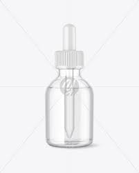 Clear Glass Dropper Bottle Mockup In Packaging Mockups On Yellow Images Object Mockups