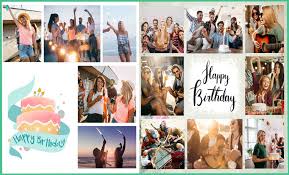 A video collage app is aimed at artistically joining together parts of a video into a proper clip. Happy Birthday Collage Maker Download With 370 Templates