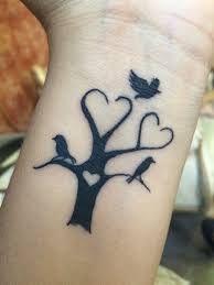 Family Tree The Birds Represent My Children Tattoos Kinder Tattoo Familie Tattoos Familie