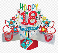My dear little grandson, happy birthday! Happy 18th Birthday Pop Up Greeting Card Happy 18 Birthday Grandson Free Transparent Png Clipart Images Download