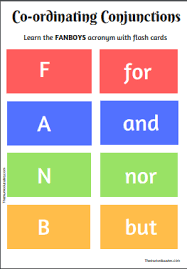 Coordinating Conjunctions Made Simple With Fanboys