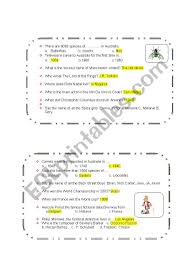 Pixie dust, magic mirrors, and genies are all considered forms of cheating and will disqualify your score on this test! Trivia Questions Esl Worksheet By Nataliaalmoines