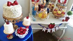 Maybe you would like to learn more about one of these? Snow White Baby Shower Party Ideas Photo 2 Of 13 Snow White Party Snow White Birthday White Baby Showers